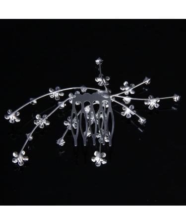 Xptieeck Flower Comb Bridesmaid Crystal Rhinestone Style Wedding - Buy Online on SooperMarket.com