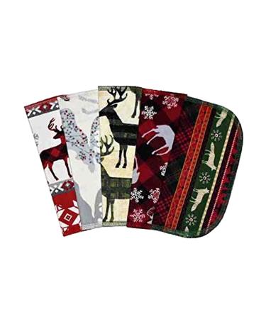 2 Ply Winter Lodging Set Napkins 8x8 inches 5 Pack - Little Wipes (R) Flannel