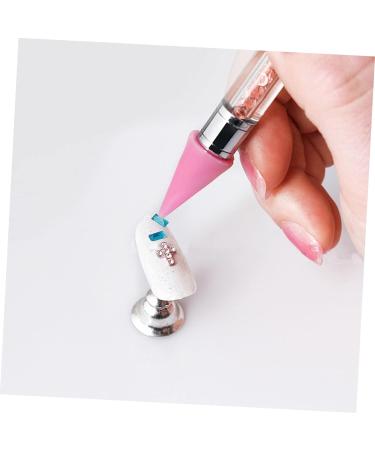 DOITOOL 6 Pcs Rhinestones Picker Head Diy Jewel Picker Nail Beads Wax Head Rhinestone Studs Picker Beads Picker Head Nail Diamond Picker Wax Pen Tips Crystal Picker Tips Double Head Pink - Buy Online on SooperMarket.com