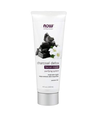 Now Foods Solutions Charcoal Detox Beauty Facial Mask 4 fl oz (118 ml)