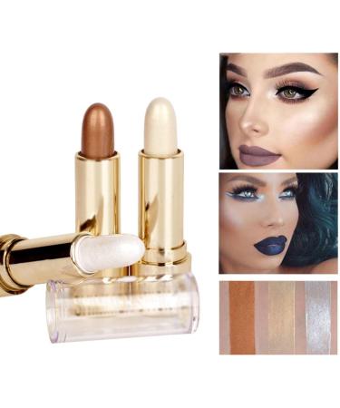 Highlighter Stick Makeup Brightens Shades Pencil Face Shaping Trimming Stick 4.7g Style1 Beauty tools 1# - Buy Online on SooperMarket.com