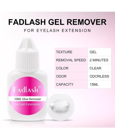 FADLASH Eyelash Extension Remover 10ml - Fast Dissolving Gel for Non-irritating Lash Extensions - Buy Online on SooperMarket.com