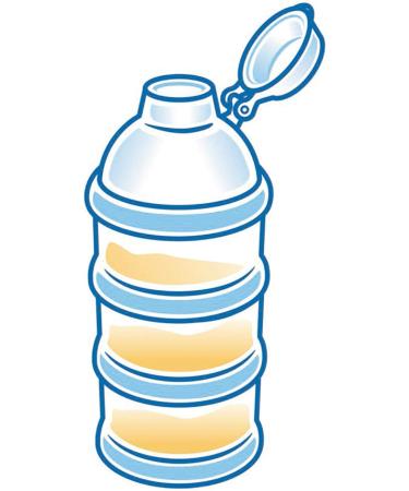 Nuk 710393 Powdered Milk Container - Grey | Convenient Baby Formula Storage - Buy Online on SooperMarket.com