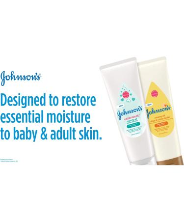 Johnson's Creamy Oil for Baby with Shea & Cocoa Butter - 8 fl. oz | Moisturizing Body Lotion, Gentle Fragrance, Hypoallergenic, Non-Greasy, Paraben-Free, Phthalate-Free, Dye-Free - Buy Online on SooperMarket.com