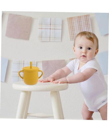 TOYANDONA 3pcs Baby Silicone Sippy Cups Set for Toddlers - Anti-Spill, Training Cup with Silicone Straw for Infant & Toddler - BPA-Free Silicone Water Cup - Buy Online on SooperMarket.com