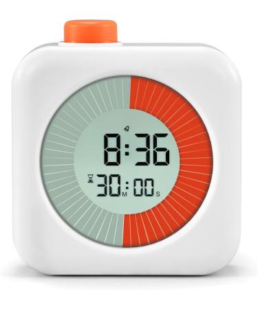 EooCoo Visueller Timer - White | International Shipping Available - Perfect for Home & Office Use - Buy Online on SooperMarket.com