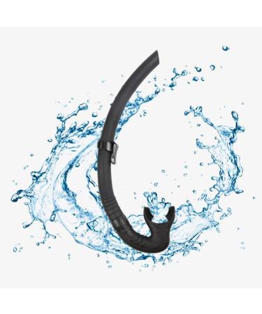 Silicone Snorkel for Diving and Underwater Activities - Black - Buy Online on SooperMarket.com