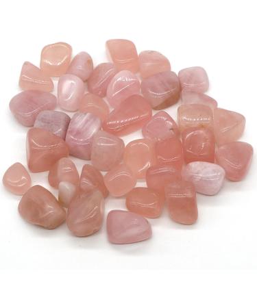 Natural Rose Quartz Crystals and Stones Tumbled Bulk Specime Stones Home Aquarium Decoration Gift - Buy Online on SooperMarket.com