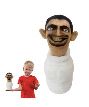 Skibidi Toilet Plush Toys Stuffed Skibidi-Toilet Plush Figure Radio Titan Man Camera Titan Man Titan Speakerman Plush Toys Funny Game Cartoon Stuffed Plush Doll for Game Fans Girls Boys Birthday Gifts Toilet Man Small