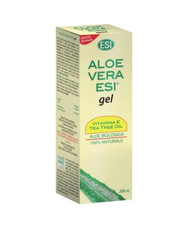 ESI Aloe Vera Gel - Gel with Vitamin E Tea Tree Dry Skin and Argan Oil 200ml (Pack of 1)