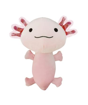 YILITI Axolotl Stuffed Animal Toys 9.8 Inch Cute Plush Doll Soft Axolotl Plush Birthday for Boys and Girls (Pink)