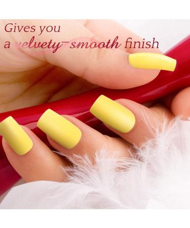PrettyDiva Matte Top Coat - Long Lasting No Wipe Matte Gel Polish 0.5 oz - Buy Online on SooperMarket.com