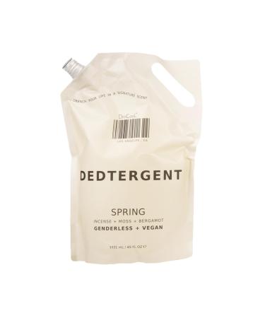 DedCool Liquid Laundry Dedtergent (05 Spring Refill 45 fl oz) Luxurious Fragrance Scented Removes Stains Ideal for 60 Washes Infused with Natural Essential Oils Vegan Non-Toxic & Dye Free