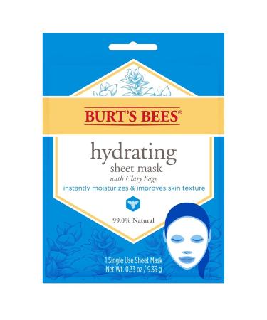 Burt's Bees Hydrating Facial Masks - 100% Natural (6 Count) - Buy Online on SooperMarket.com