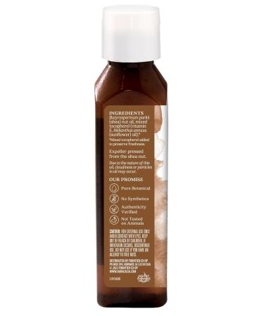 Aura Cacia Nourishing Shea Nut Oil - Multi-Purpose Oil for Skin & Hair | 4 fl oz | Shop Now - Buy Online on SooperMarket.com
