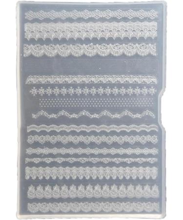 3D Nail Mold With Variety Of Patterns Template Carving Sticker Stencil Tools Moulds For Nail Enthusiasts And Salons 6 - Buy Online on SooperMarket.com