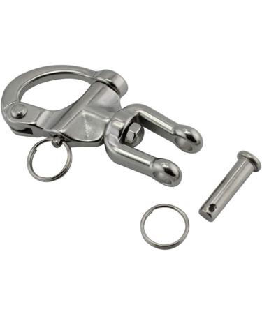 NRC&XRC Pair Jaw Swivel Snap Shackle 316 Stainless Steel for Sailboat Spinnaker Halyard & Diving 2-3/4 - High-Quality Stainless Steel Snap Shackle - Buy Online on SooperMarket.com
