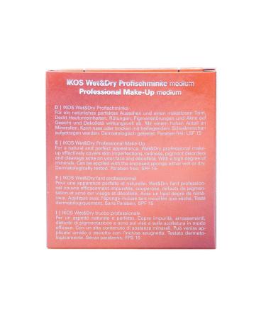 IKOS Wet & Dry Professional Make-up - Medium Beige (1 x 12.5g) - International Shipping Available - Buy Online on SooperMarket.com