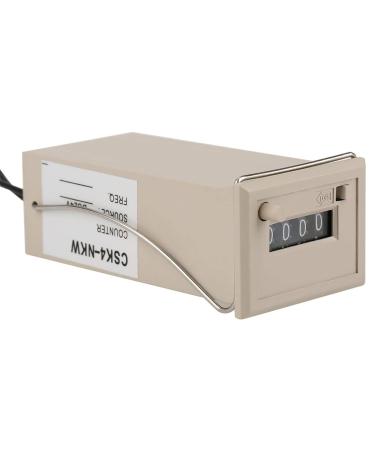 Electromagnetic Pulse Counter - 1 PC DC 24V CSK4-NKW 4 Digit Totalizer (0-9999) | International Shipping Available - Buy Online on SooperMarket.com