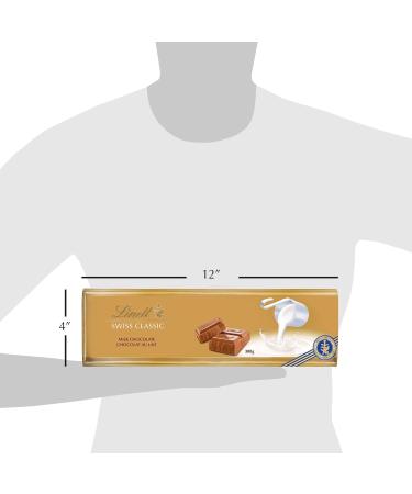 Lindt SWISS CLASSIC Gold Milk Chocolate Bar 300 Grams - Buy Online on SooperMarket.com