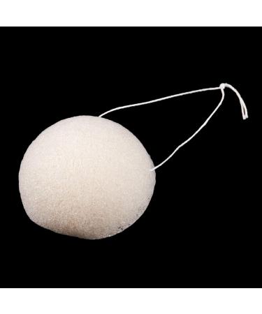 MRNHA Konnyaku Jelly Fiber Face Makeup Wash Pad Cleaning Sponge Puff Exfoliator-white - Buy Online on SooperMarket.com