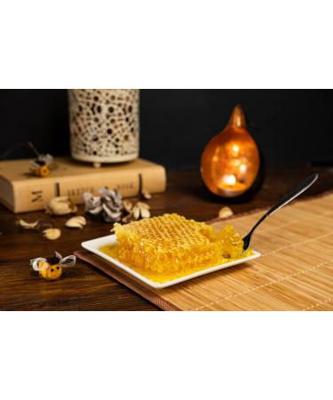 3 x 350g Honeycomb Of Wildflower In Wooden Frame - Pure Natural Honey Comb - Unpasteurised 100% Directly From Hives - Buy Online on SooperMarket.com