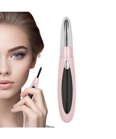 Veeteah Electric Eyelash Curler | Women's Safe Heated Lash Curler | Fastheating Eyelash Curlers with 3 Heating Modes for Dating Traveling Business Trip Upgraded Eyelashes-pink