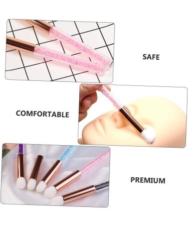 Baluue 2pcs Nose Brush Eyeshadow Brush Makeup Eyeshadow Lady Parts Eye Makeup Accessory Aluminum Tube Pink - Buy Online on SooperMarket.com
