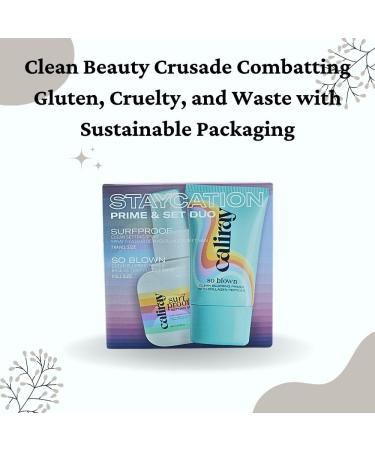 Caliray Staycation Primer & Setting Spray Set - Long-Lasting Makeup | Shop Internationally - Buy Online on SooperMarket.com