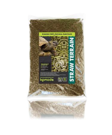 Komodo Straw Terrain Substrates for Reptiles Reptile Bedding Straw Bedding Straw Terrain 12 Litre