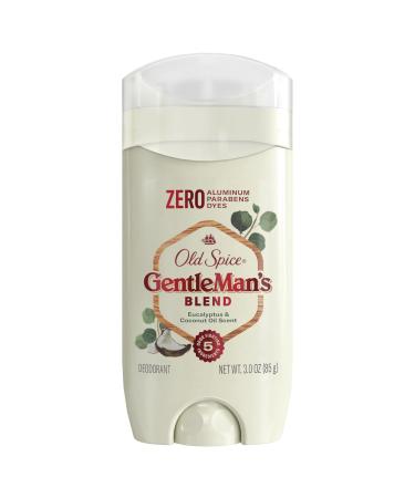 Old Spice GentleMan's Blend Deodorant Eucalyptus with Coconut Oil Aluminum Free 3.0 oz