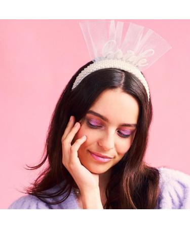 JSGHGDF BrideTo Be Headband Bachelorette Party Bachelorette Headband Bridee Headband Pearls Headband For Women Wedding Headband White - Buy Online on SooperMarket.com