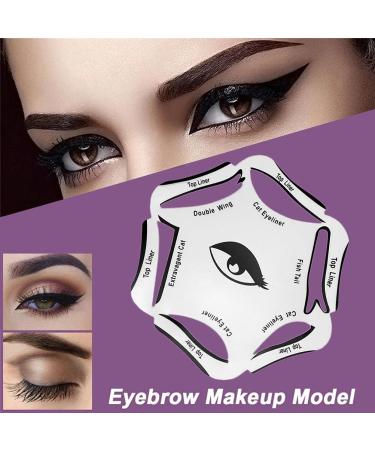 2 Pcs Eyeliner Stencils - Easy-to-Use Eyeliner Template Set - Buy Online on SooperMarket.com