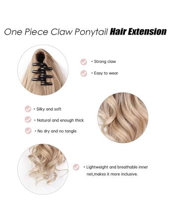 YUECI Clip-In Ponytail Extensions | Real & Synthetic Hair 45.72 cm #11 Perfect Braid Hair Extensions for Effortless Style - Buy Online on SooperMarket.com
