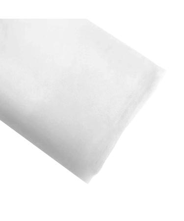 Craft And Party  54 by 40 Yards (120 ft) Fabric Tulle Bolt for Wedding and Decoration (White) 54 x 40 yards White