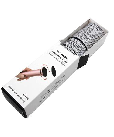 60pcs Replacement Sandpaper Pad Discs (80 Grit) for Electric Foot File Callus Remover - Buy Online on SooperMarket.com