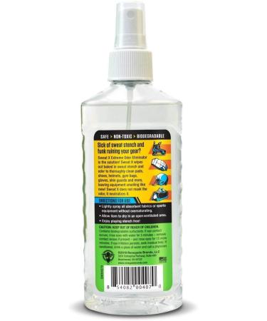 Sweat X Sport Extreme Odor Spray  Multipurpose Deodorizer for Stinky Shoes  Sports Equipment and All Odors  8 Ounce Concentrated Formula  No Washing Required Victory Scent 8 Ounce (Pack of 1) - Buy Online on SooperMarket.com