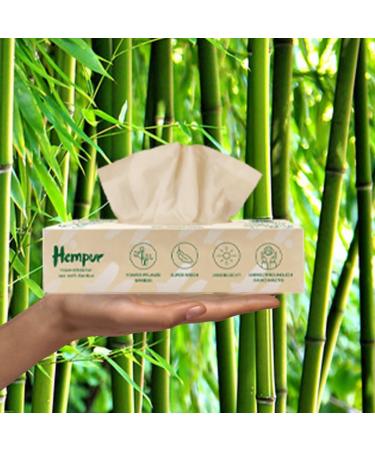 Hempur Cosmetics Bamboo Towels - 3-Layer Super Soft Sustainable Unbleached Chemical-Free - 70 Towels in 1 Pack for Eco-Friendly Living - Buy Online on SooperMarket.com