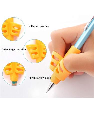 Silicone Pencil Handle - 6 Pack Writing Aid for Kids | Queta Posture Correction Grip - Buy Online on SooperMarket.com