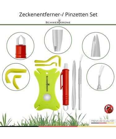 Sword Crown 6 Set Tick Pliers for Dogs & Cats - Perfect Tick Removal Tools & Tweezers for Pets - Buy Online on SooperMarket.com