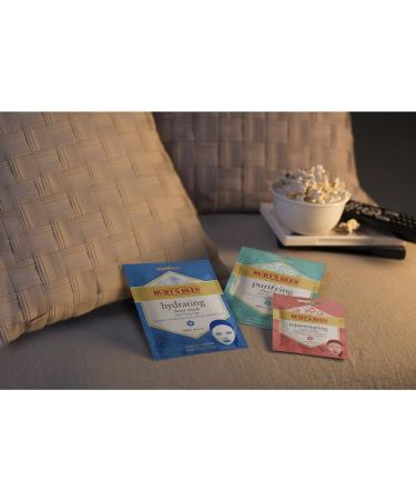 Burt's Bees Hydrating Facial Masks - 100% Natural (6 Count) - Buy Online on SooperMarket.com