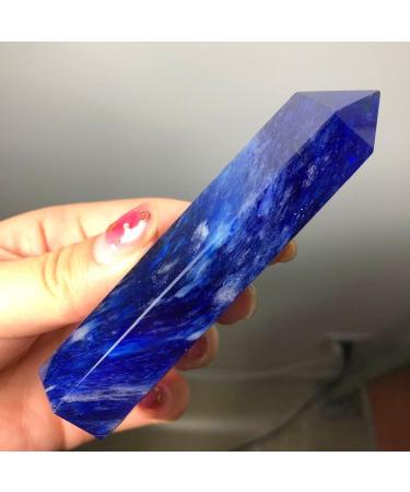 Natural Crystal Rough Natural Blue Fused Quartz Crystal Tower - Buy Online on SooperMarket.com