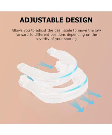 Original Anti-Snoring Mouthpiece - Stop Snoring with Comfort and Adjustable Fit - White - Buy Online on SooperMarket.com