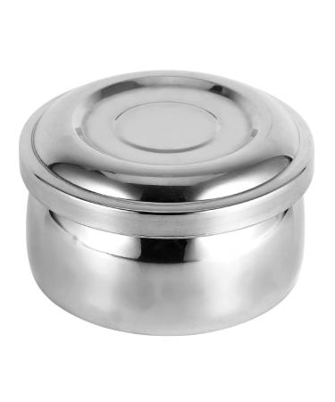 Premium Shaving Soap Peel for Men Wet Shaving Cup with Silver Metal Shell Lid & Anti-Skid Base - Buy Online on SooperMarket.com