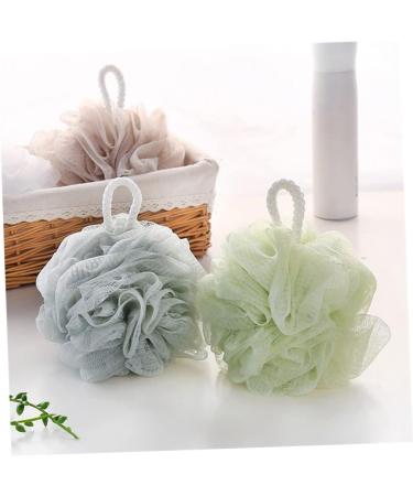 NOLITOY 4pcs Shower Ball Mesh Sponge - Luxurious Bath Pouf for a Spa-like Experience | International Shipping Available - Buy Online on SooperMarket.com