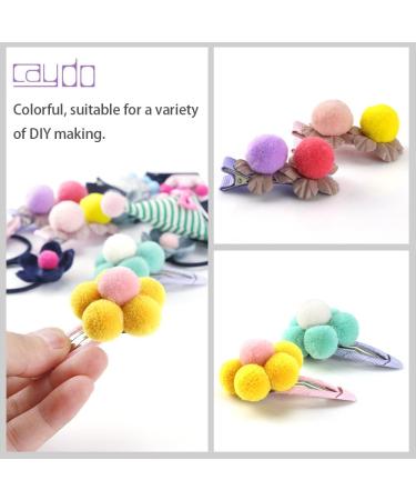 Caydo 400 Pieces 1 Inch Pompoms - 20 Colors for Crafts and DIY Projects - Buy Online on SooperMarket.com