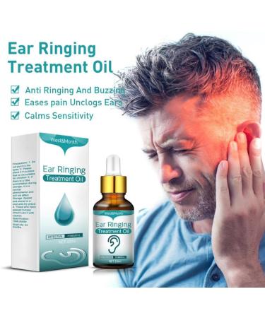 10ml Tinnitus Relief Oil - Herbal Ear Drops for Anti-Allergy Treatment, Hiss & Ringing Relief - 10ML - Buy Online on SooperMarket.com