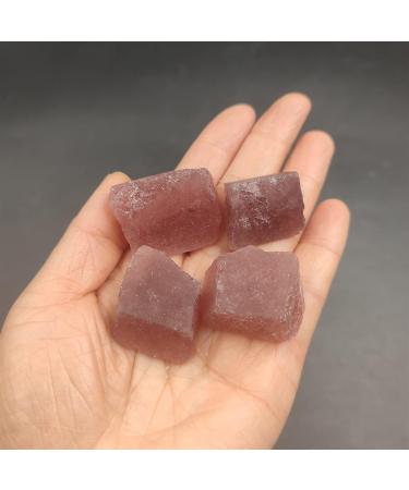 ALKOY Natural Crystal Rough 1pc Natural Red Strawberry Quartz Raw Stone Rough Crystal Gemstone Specimen Home Decoration FZUGEDRLI - Buy Online on SooperMarket.com