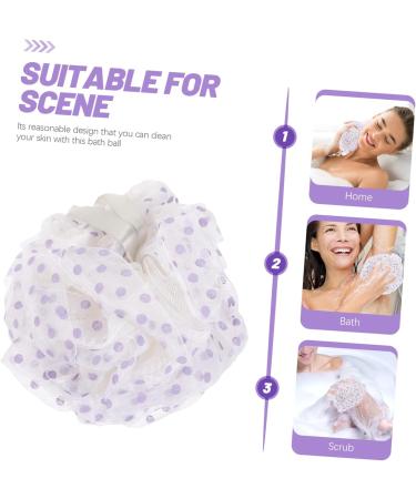 NOLITOY 6 Pcs Bath Ball Set - Body Skin Cleaning Tools Shower & Bath Scrubber for Convenient Cleaning - Buy Online on SooperMarket.com