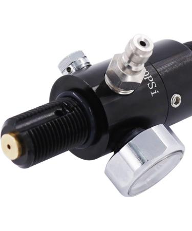 TUXING 4500 PSI Paintball Air Tank Regulator & Valve Gauge | Durable Aluminum Industrial Regulator (Inlet 4500psi, Outlet 2200psi) - Buy Online on SooperMarket.com